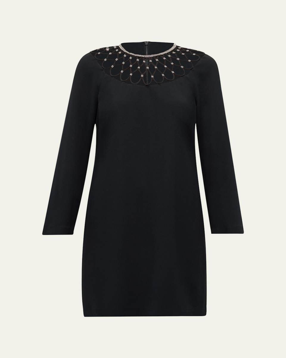 Alby Chain-Embellished Shift Dress